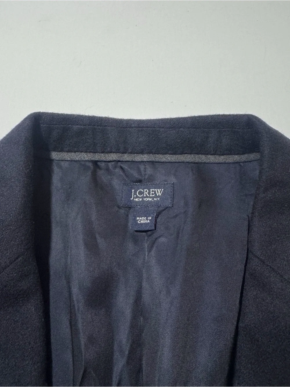 J. Crew Ludlow Midnight Navy Blue 100% Cashmere Blazer Jacket Men’s Size 44L